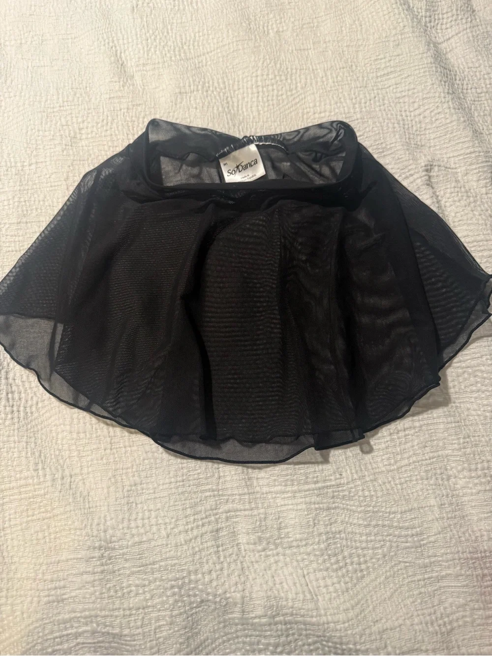 So danca black ballet skirt